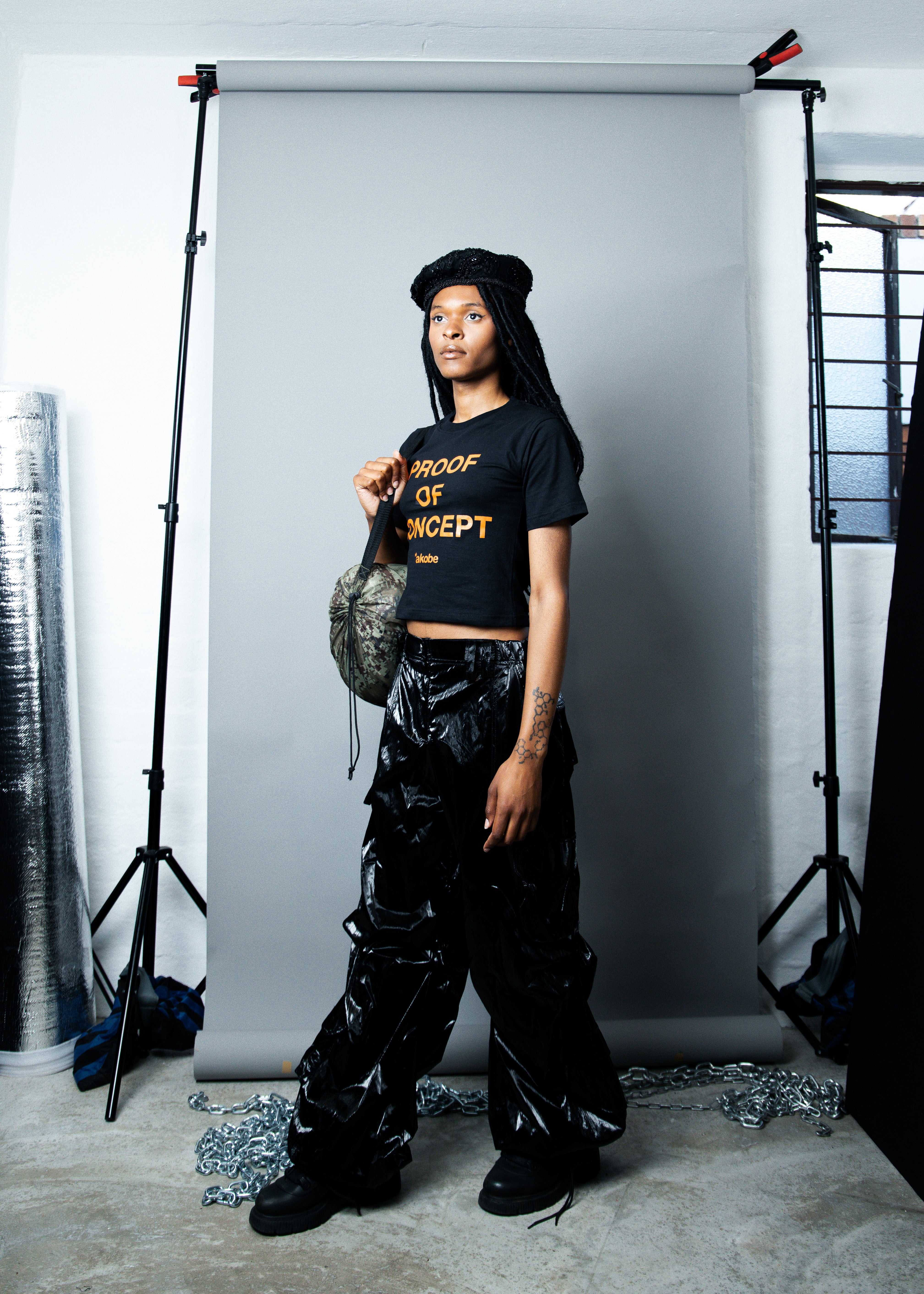 The Reflective Parachute Pants - *akobe studio